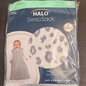 Halo SleepSack with Pink and Black Pattern